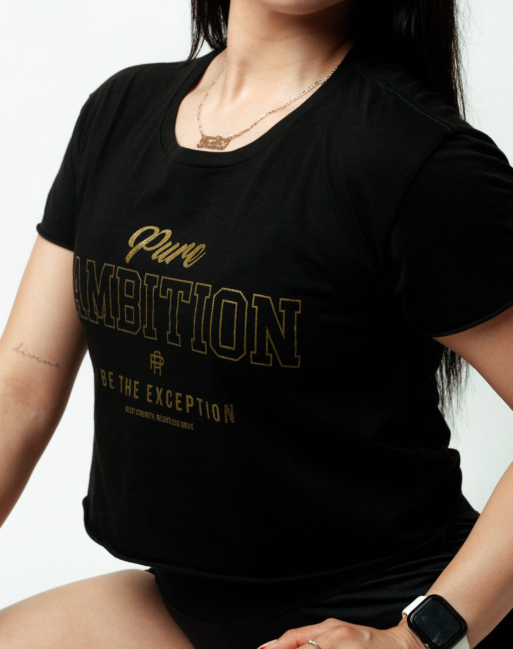 Classic "Pure Ambition" Crop Top